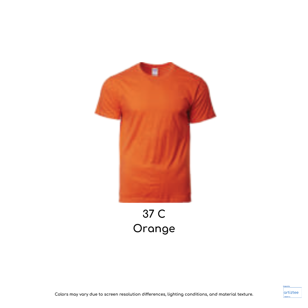 T-Shirt Unisex 180gsm Cotton | Orange | 37C | 76000