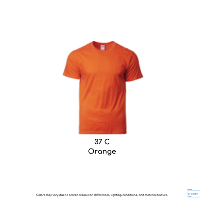 T-Shirt Unisex 180gsm Cotton | Orange | 37C | 76000