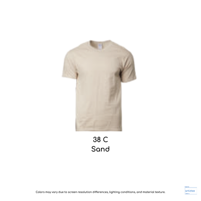T-Shirt Unisex 180gsm Cotton | Sand | 38C | 76000