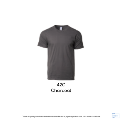 T-Shirt Unisex 180gsm Cotton | Charcoal | 42C | 76000