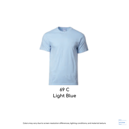 T-Shirt Unisex 180gsm Cotton | Light Blue | 69C | 76000