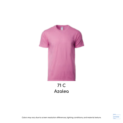 T-Shirt Unisex 180gsm Cotton | Azalea | 71C | 76000