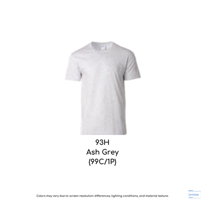 T-Shirt Unisex 180gsm Cotton | Ash Grey | 93H | 76000