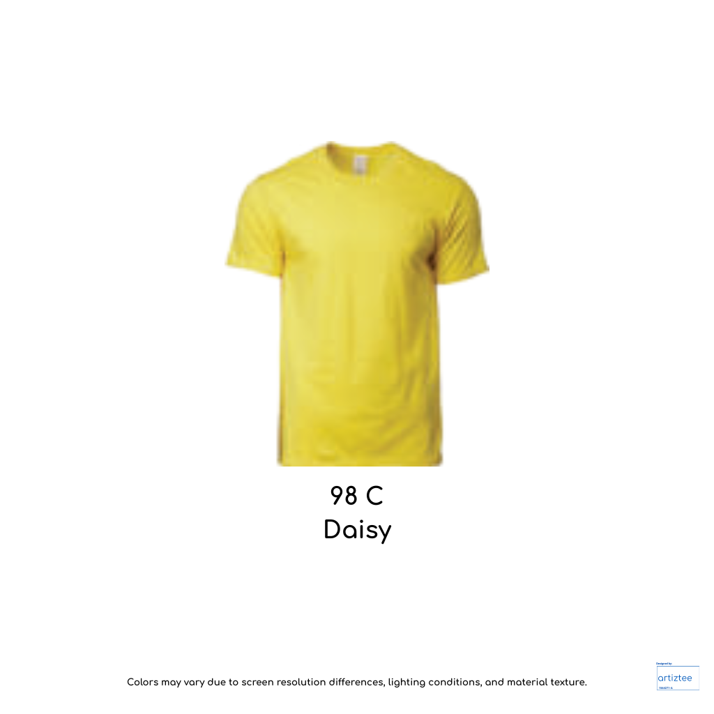 T-Shirt Unisex 180gsm Cotton | Daisy | 98C | 76000