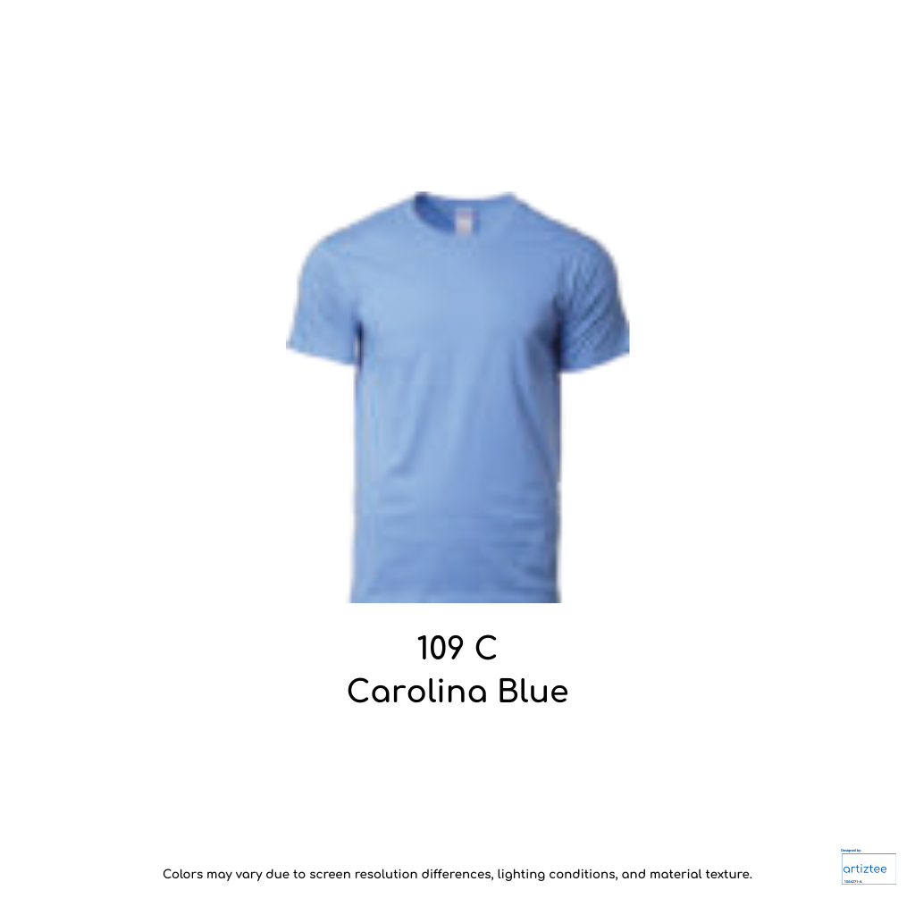 T-Shirt Youth Unisex 180gsm Cotton Carolina Blue 109C 76000B