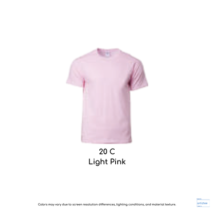 T-Shirt Youth Unisex 180gsm Cotton Light Pink 20C 76000B
