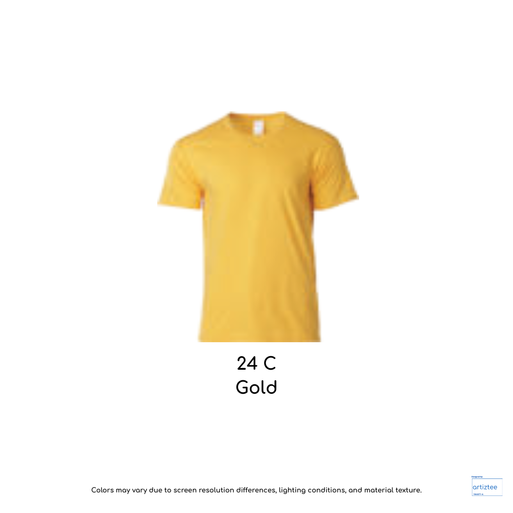T-Shirt Youth Unisex 180gsm Cotton Gold 24C 76000B
