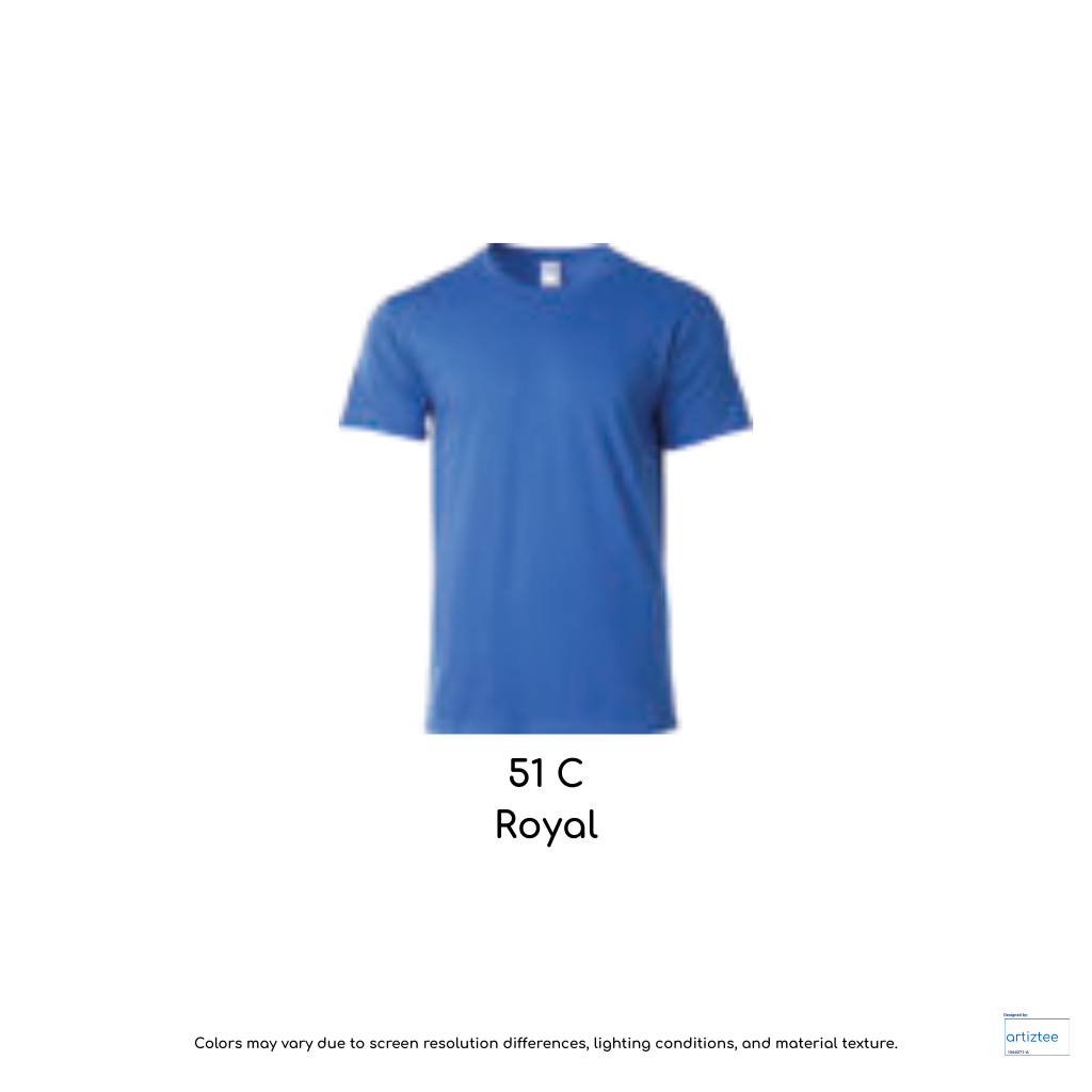 T-Shirt Youth Unisex 180gsm Cotton Royal 51C 76000B