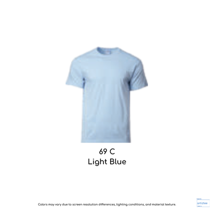 T-Shirt Youth Unisex 180gsm Cotton Light Blue 69C 76000B