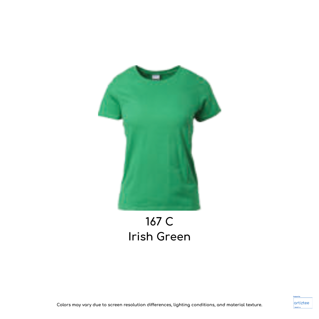 Ladies T-Shirt 180gsm Female | Irish Green | 76000L 167C