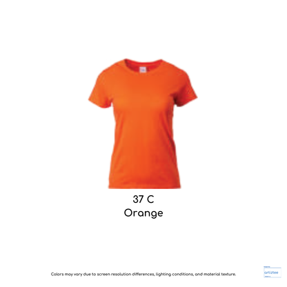 Ladies T-Shirt 180gsm Female | Orange | 76000L 37C