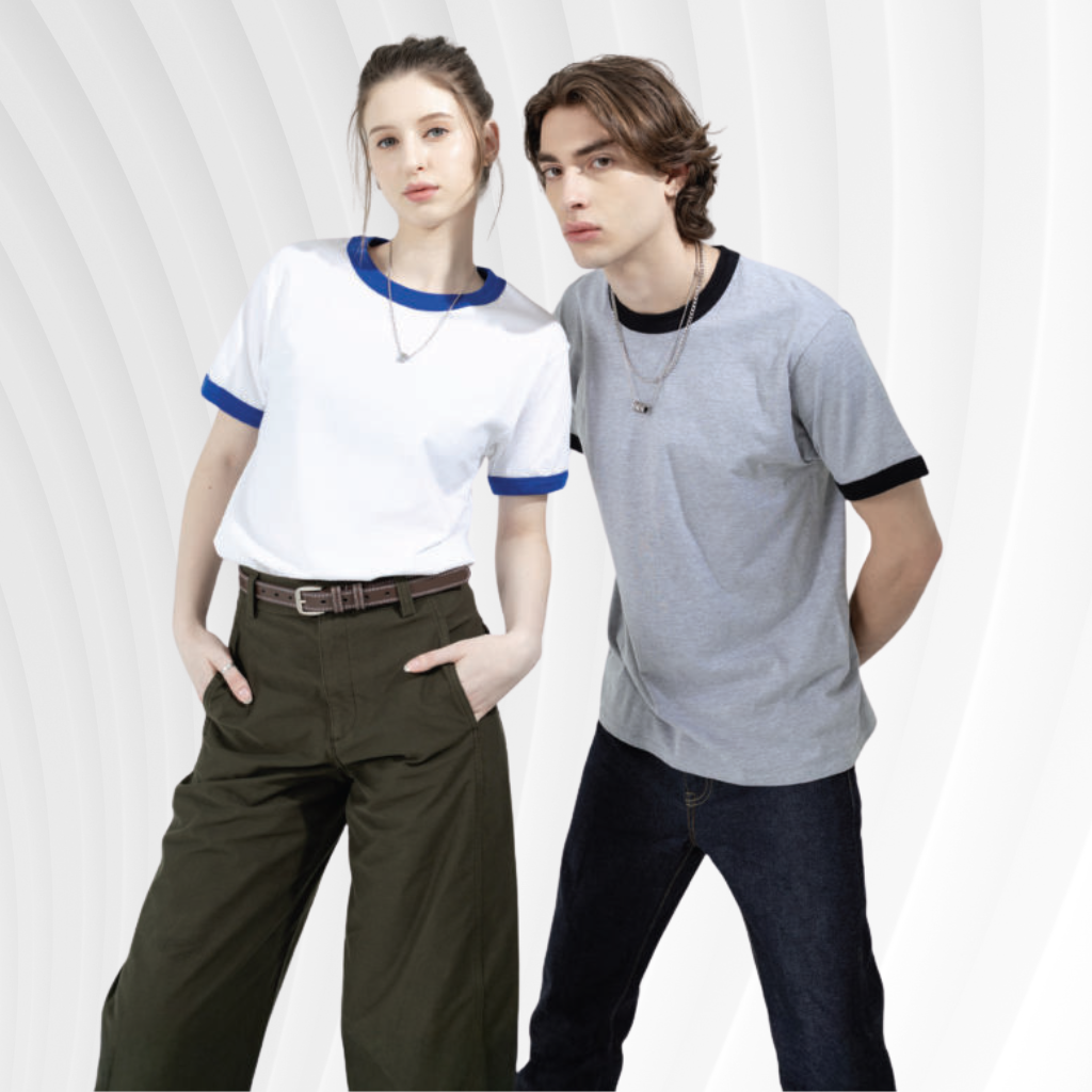 T-Shirt - Adult Ringer | Unisex 180gsm | 76600 | Artiztee