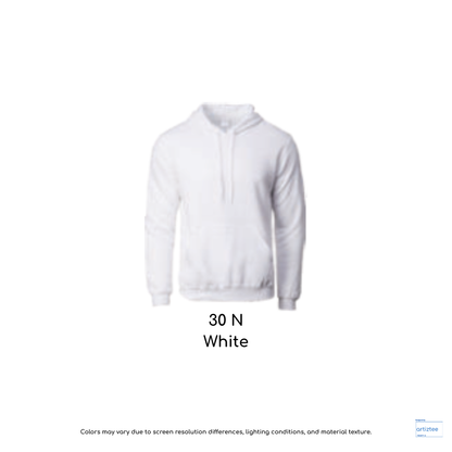 Adult Hooded Sweatshirt Unisex 285gsm 88500 30N White