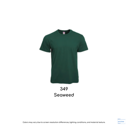 T-Shirt - Prime Siro Cotton Rib-Collar Unisex | Seaweed | 349 | AG 180