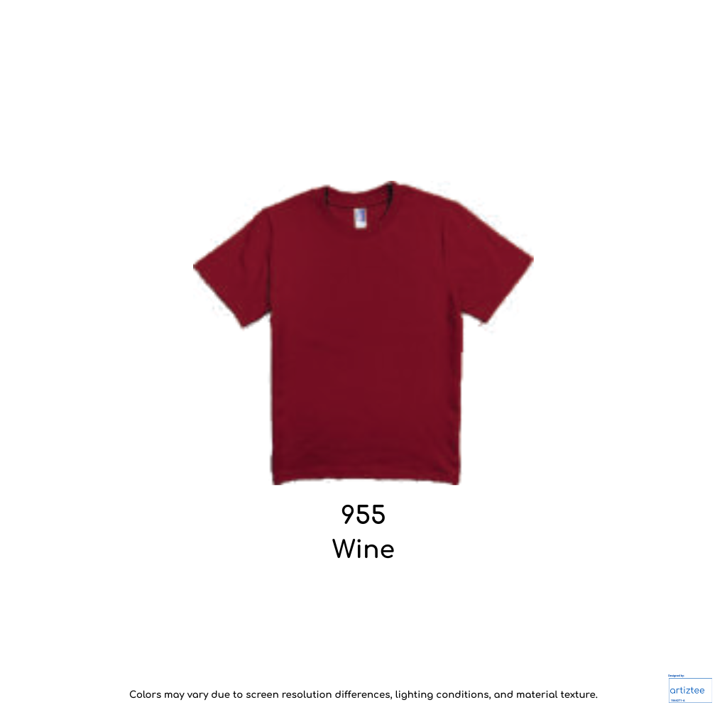 T-Shirt Youth Siro Cotton 180gsm AG180B | Wine | 955