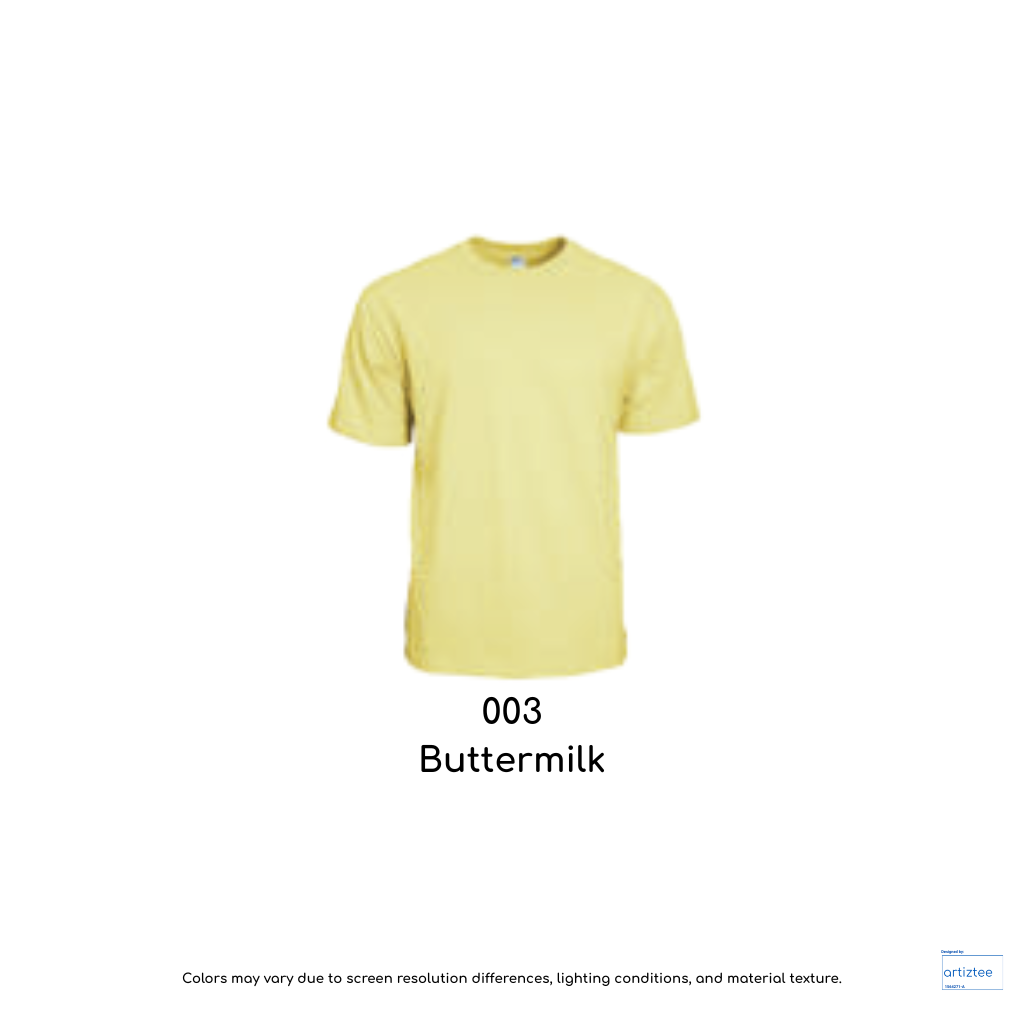 T-Shirt - Symbolic Siro Cotton Unisex | Buttermilk | 003 | AG210