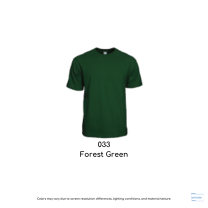 T-Shirt - Symbolic Siro Cotton Unisex | Forest Green | 033 | AG210