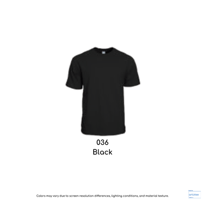 T-Shirt - Symbolic Siro Cotton Unisex | Black | 036 | AG210