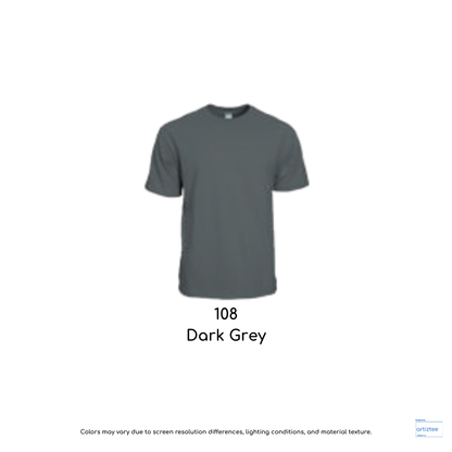 T-Shirt - Symbolic Siro Cotton Unisex | Dark Grey | 108 | AG210