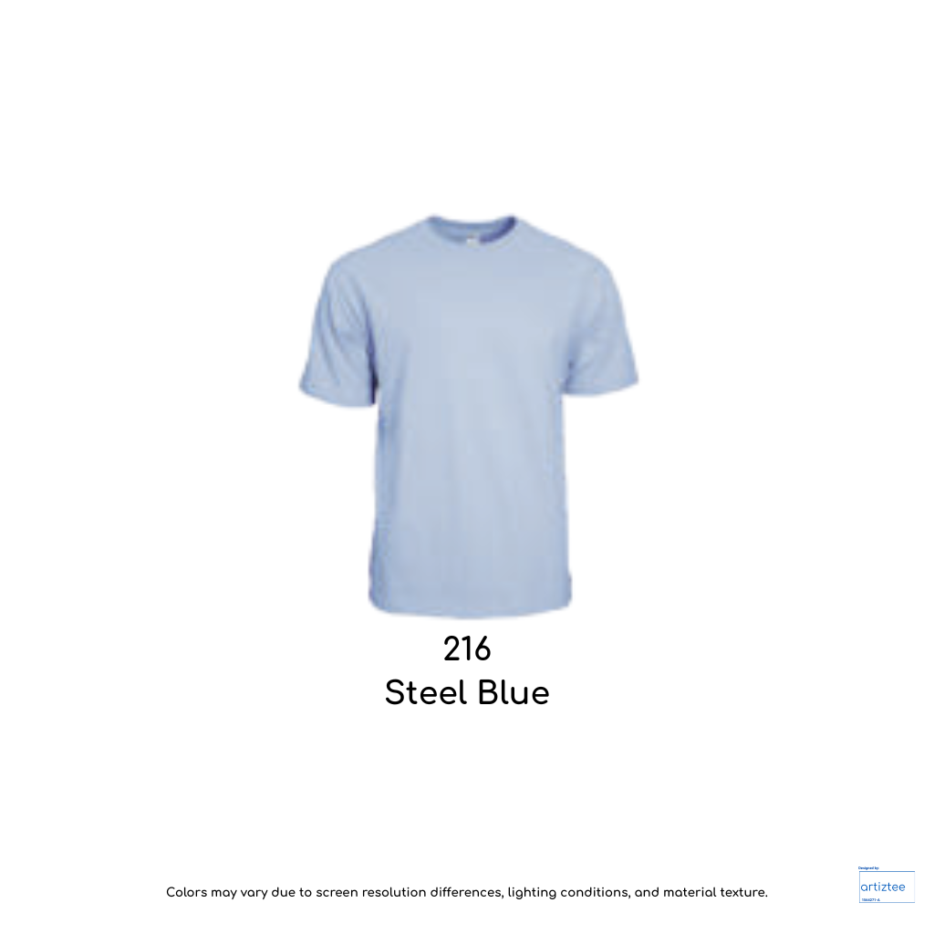 T-Shirt - Symbolic Siro Cotton Unisex | Steel Blue | 216 | AG210