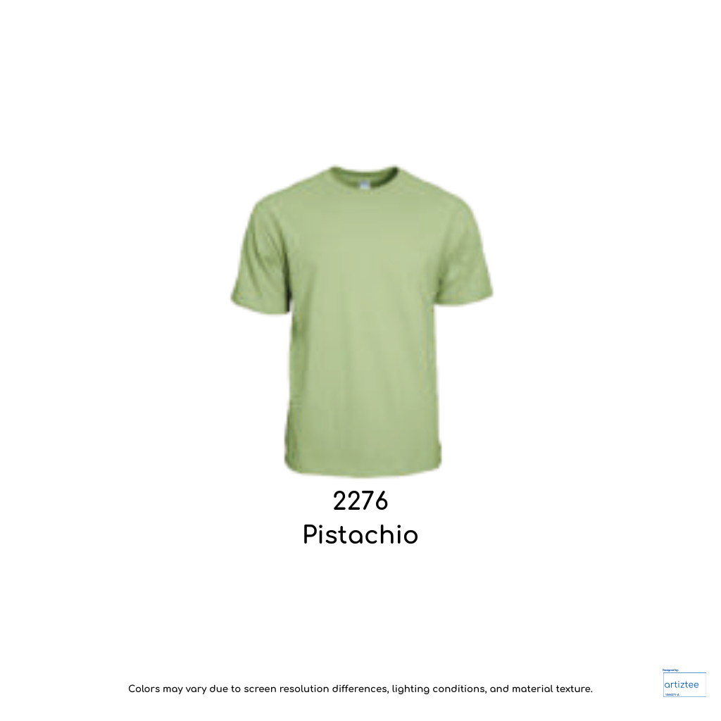 T-Shirt - Symbolic Siro Cotton Unisex | Pistachio | 2276 | AG210