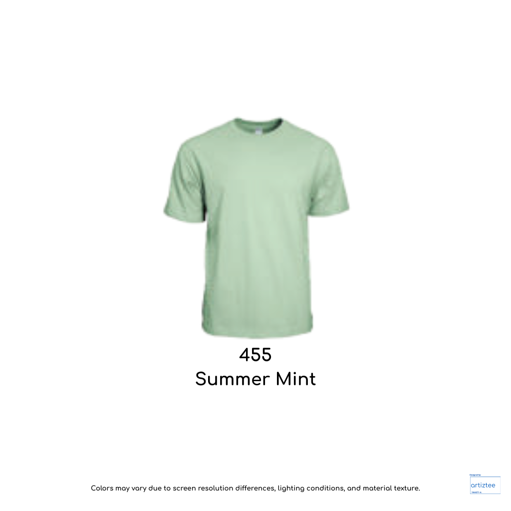 T-Shirt - Symbolic Siro Cotton Unisex | Summer Mint | 455 | AG210