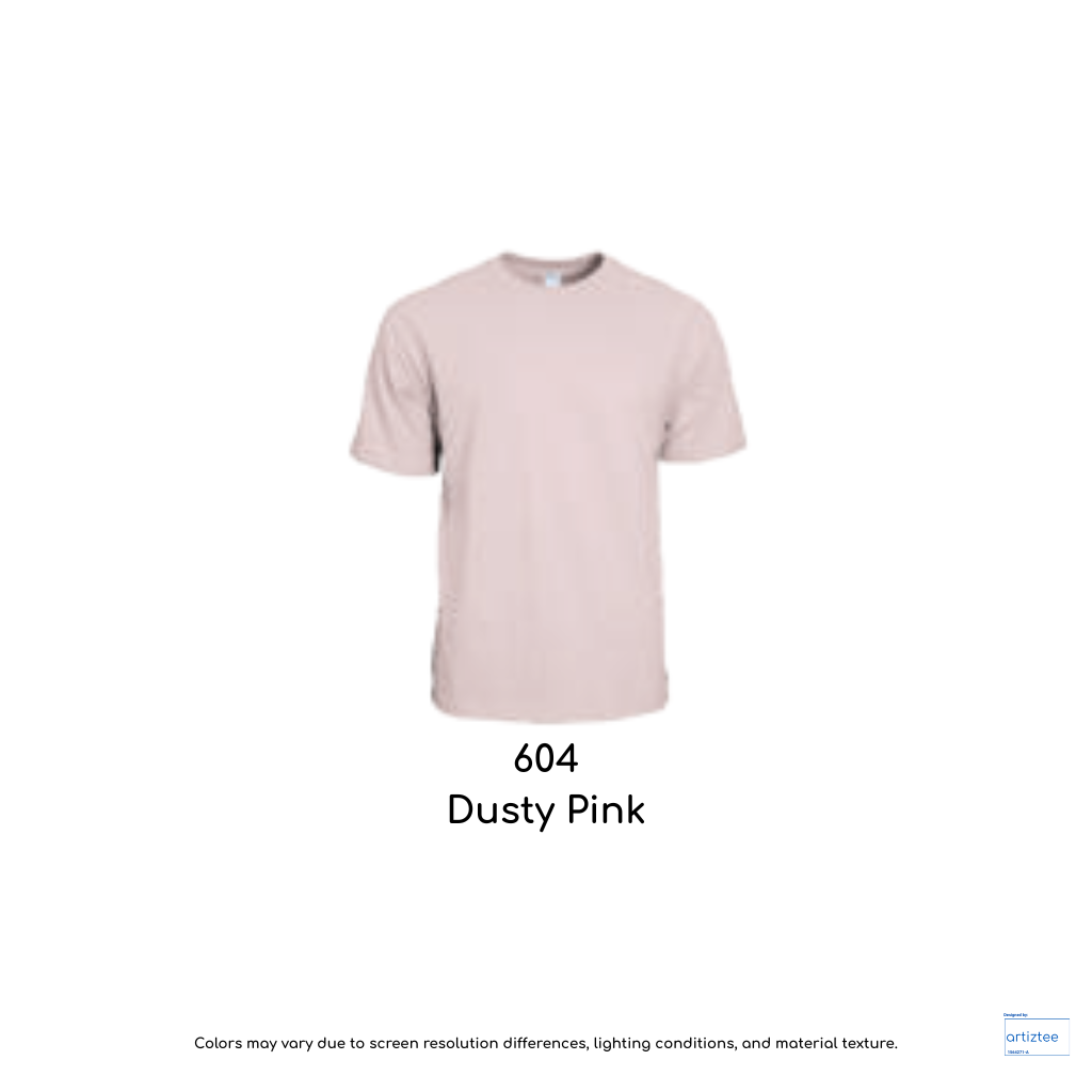 T-Shirt - Symbolic Siro Cotton Unisex | Dusty Pink | 604 | AG210