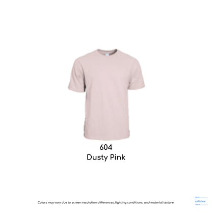 T-Shirt - Symbolic Siro Cotton Unisex | Dusty Pink | 604 | AG210