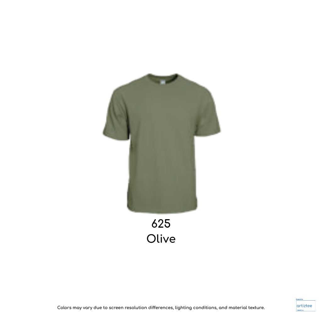 T-Shirt - Symbolic Siro Cotton Unisex | Olive | 625 | AG210