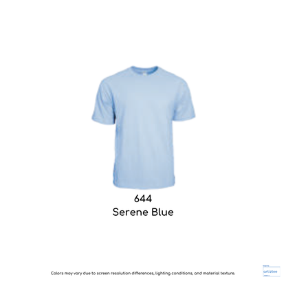 T-Shirt - Symbolic Siro Cotton Unisex | Serene Blue | 644 | AG210