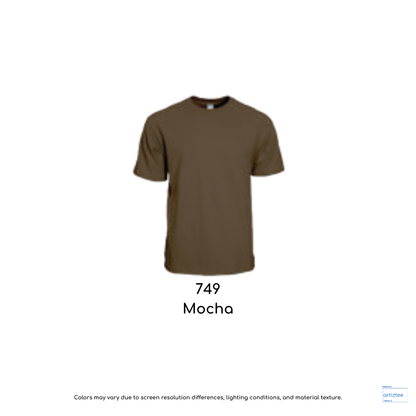T-Shirt - Symbolic Siro Cotton Unisex | Mocha | 749 | AG210