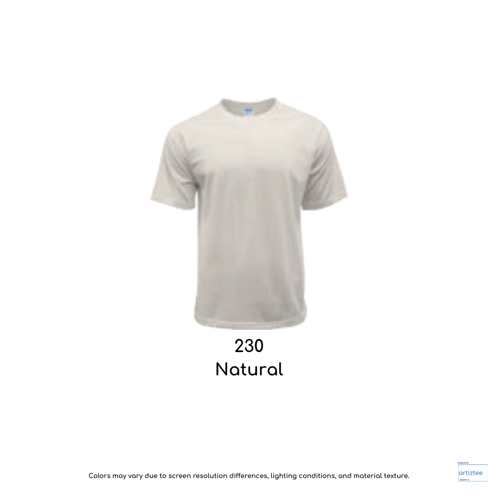 Oversized Fit T-Shirt Ultimate Siro Cotton Unisex Natural AG240 230