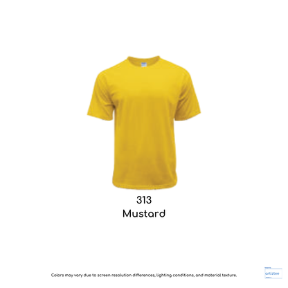 Oversized Fit T-Shirt Ultimate Siro Cotton Unisex Mustard AG240 313