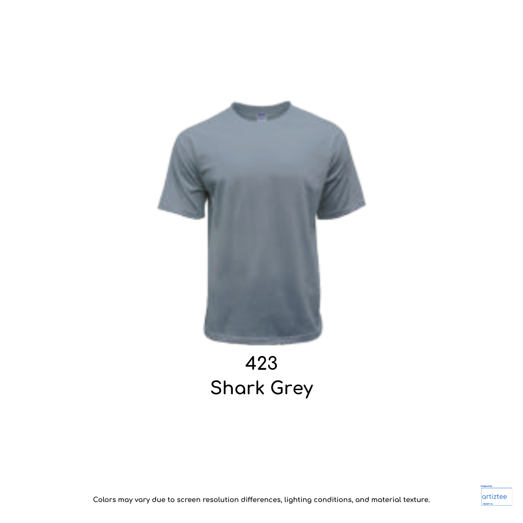 Oversized Fit T-Shirt Ultimate Siro Cotton Unisex Shark Grey AG240 423