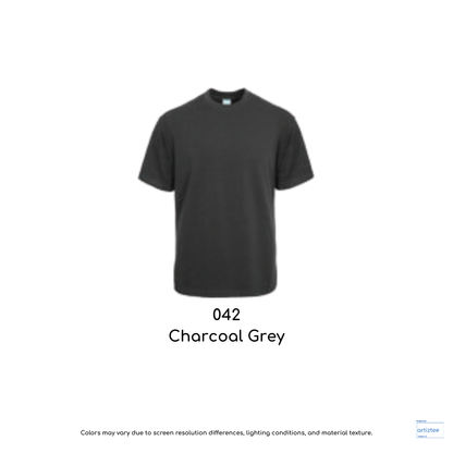 Oversized Fit T-Shirt - Sartorial Siro Cotton | Unisex | Charcoal Grey | 042 | AG 280