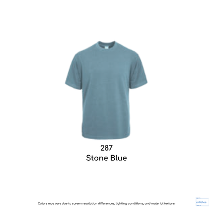 Oversized Fit T-Shirt - Sartorial Siro Cotton | Unisex | Stone Blue | 287 | AG 280