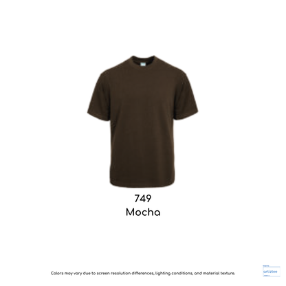 Oversized Fit T-Shirt - Sartorial Siro Cotton | Unisex | Mocha | 749 | AG 280