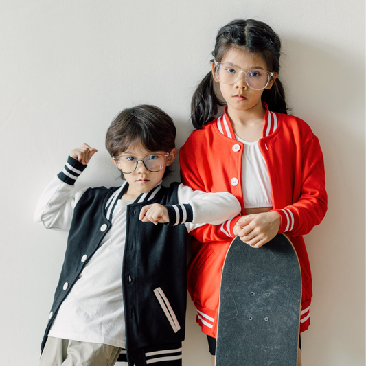Kid Varsity Jacket Snap Button - Unisex | CRJ1100B | Artiztee