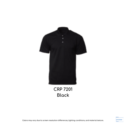 Polo COLtec Performance 160gsm Unisex Black CRP7201