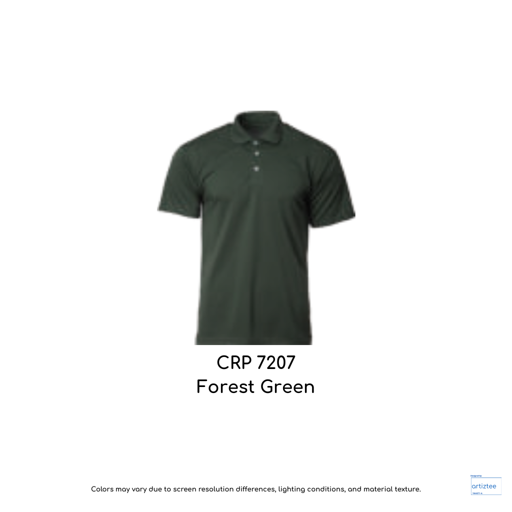 Polo COLtec Performance 160gsm Unisex Forest Green CRP7207