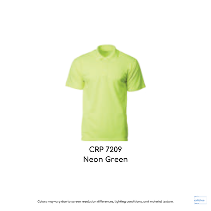 Polo COLtec Performance 160gsm Unisex Neon Green CRP7209