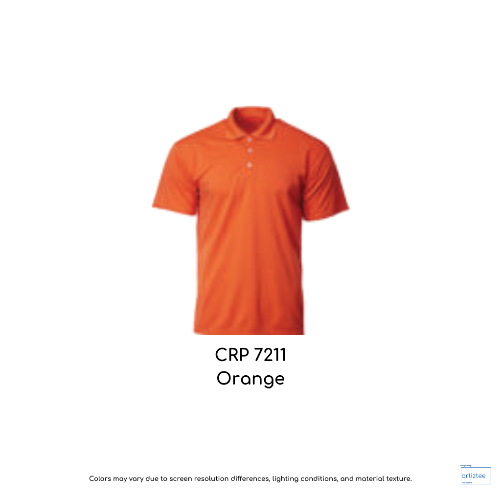 Polo COLtec Performance 160gsm Unisex Orange CRP7211