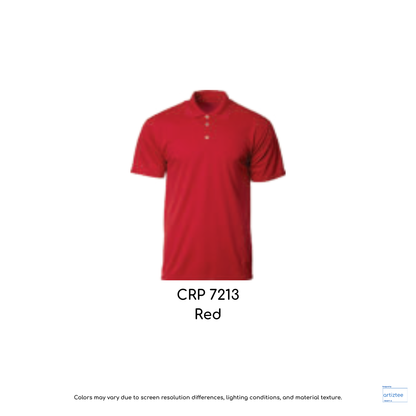 Polo COLtec Performance 160gsm Unisex Red CRP7213