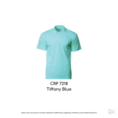 Polo COLtec Performance 160gsm Unisex Tiffany Blue CRP7218