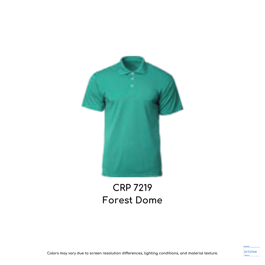 Polo COLtec Performance 160gsm Unisex Jade Dome CRP7219