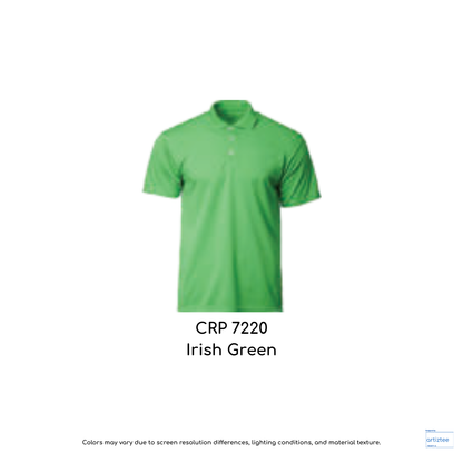 Polo COLtec Performance 160gsm Unisex Irish Green CRP7220