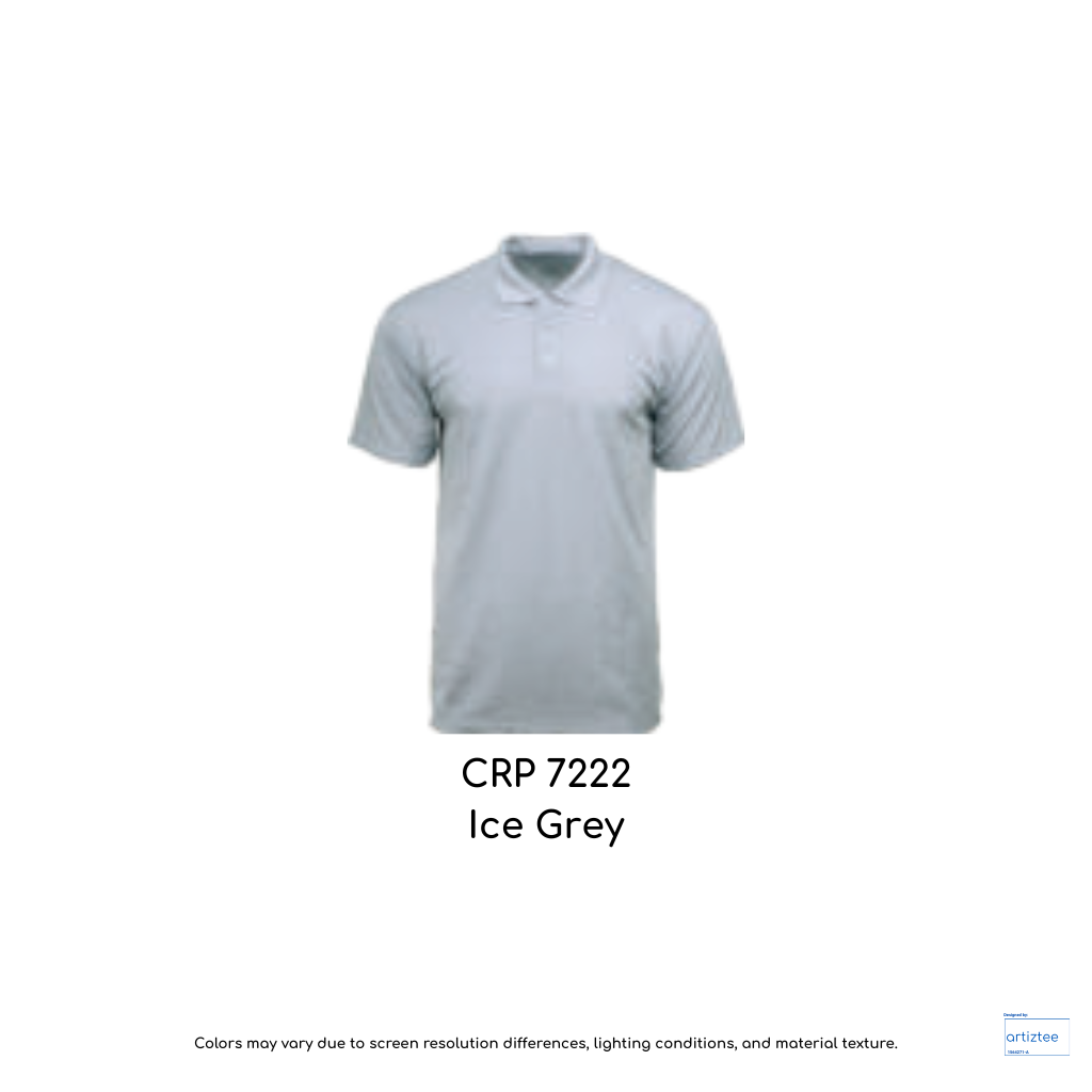 Polo COLtec Performance 160gsm Unisex Ice Grey CRP7222