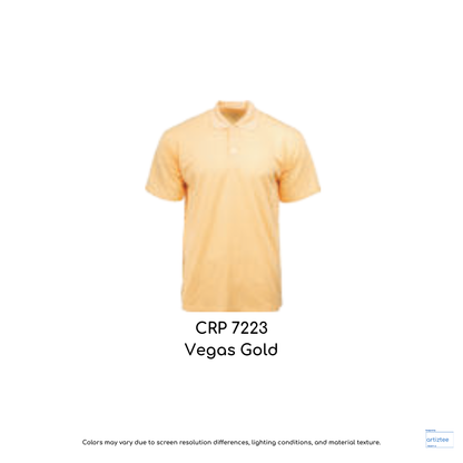 Polo COLtec Performance 160gsm Unisex Vegas Gold CRP7223
