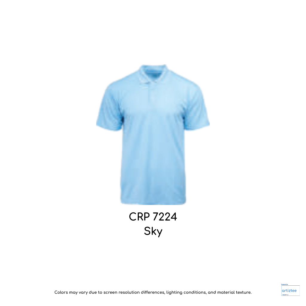 Polo COLtec Performance 160gsm Unisex Sky CRP7224