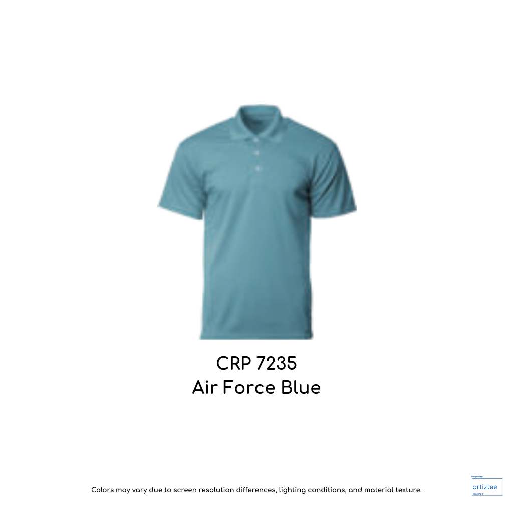Polo COLtec Performance 160gsm Unisex Air Force Blue CRP7235